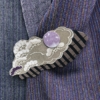broche-textile-nuage-soie-piece-unique-soie-kimono-collection-papillon-creation-valerie-hangel-galerie-h-carouge