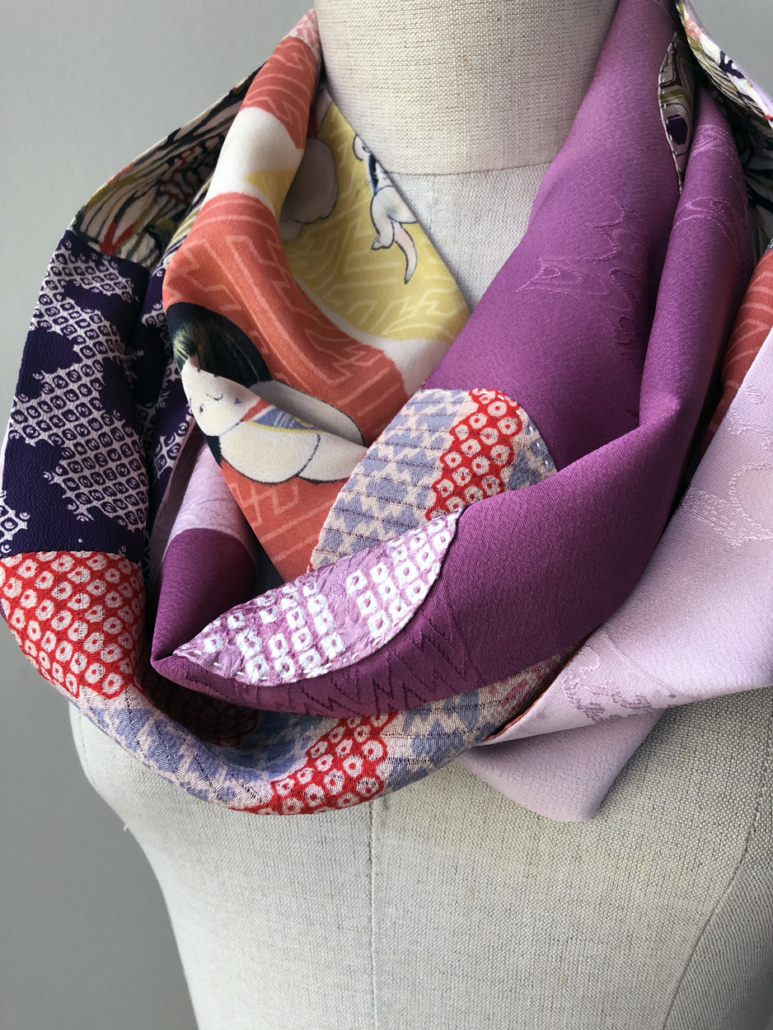 silk-scarf-patchwork-antique-kimono-handmade-valerie-hangel-carouge-geneva