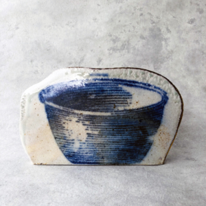 ceramic-paul-scott-blue-print-indigo-art-sculpture-galerie-h-carouge-geneva