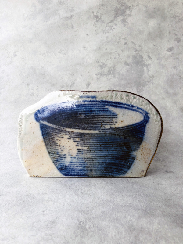 ceramique-paul-scott-impression-bleu-indigo-art-sculpture-galerie-h-carouge-geneve