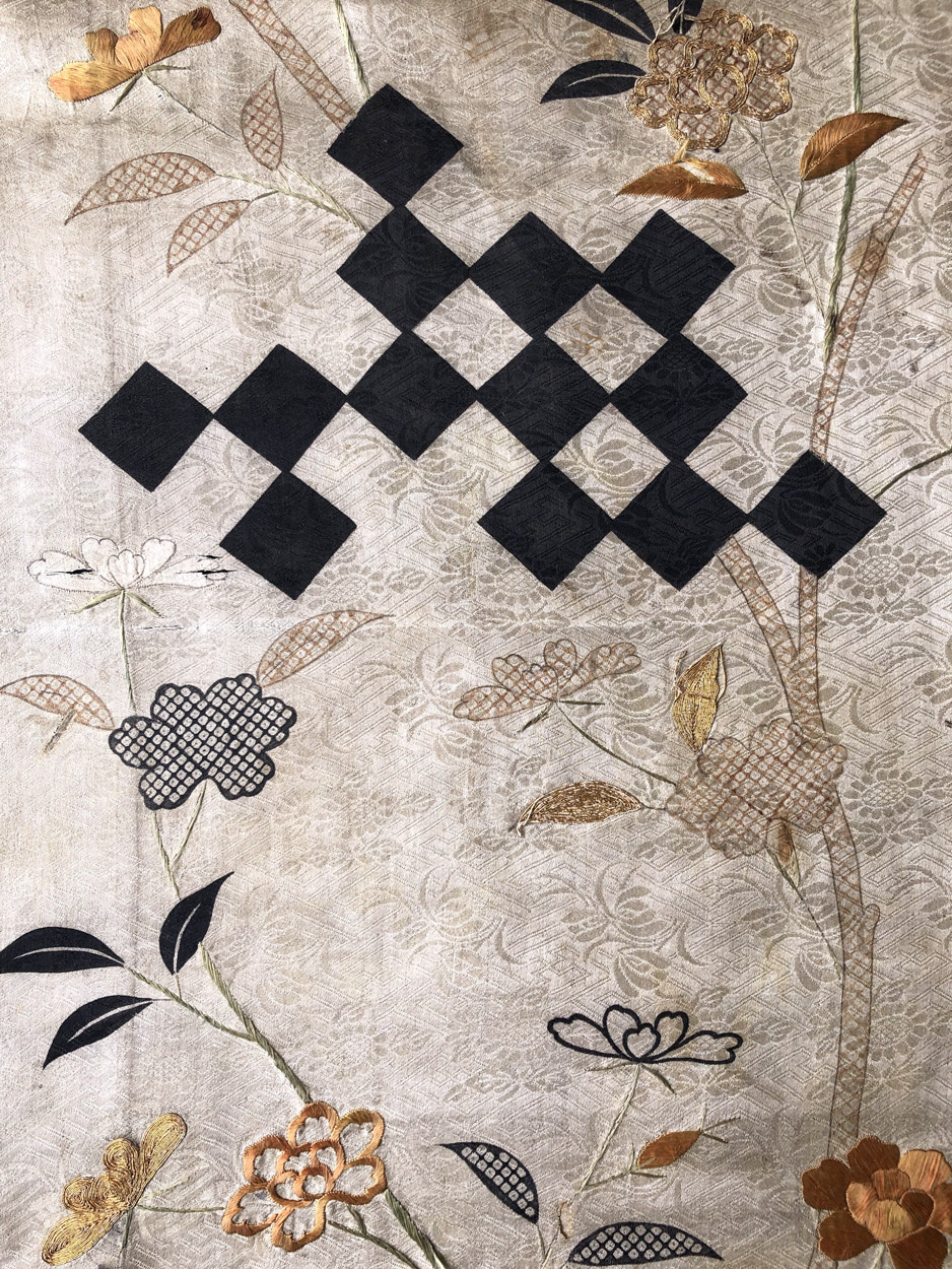 soie-kimono-ancien-collection-broderie-impression-shibori-galerie-h-textile