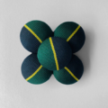 green-flower-brooch-valerie-hangel-jewellery-textile-fashion-craft-silk-tie-collection-mister-jacquet-galerie-h-geneva